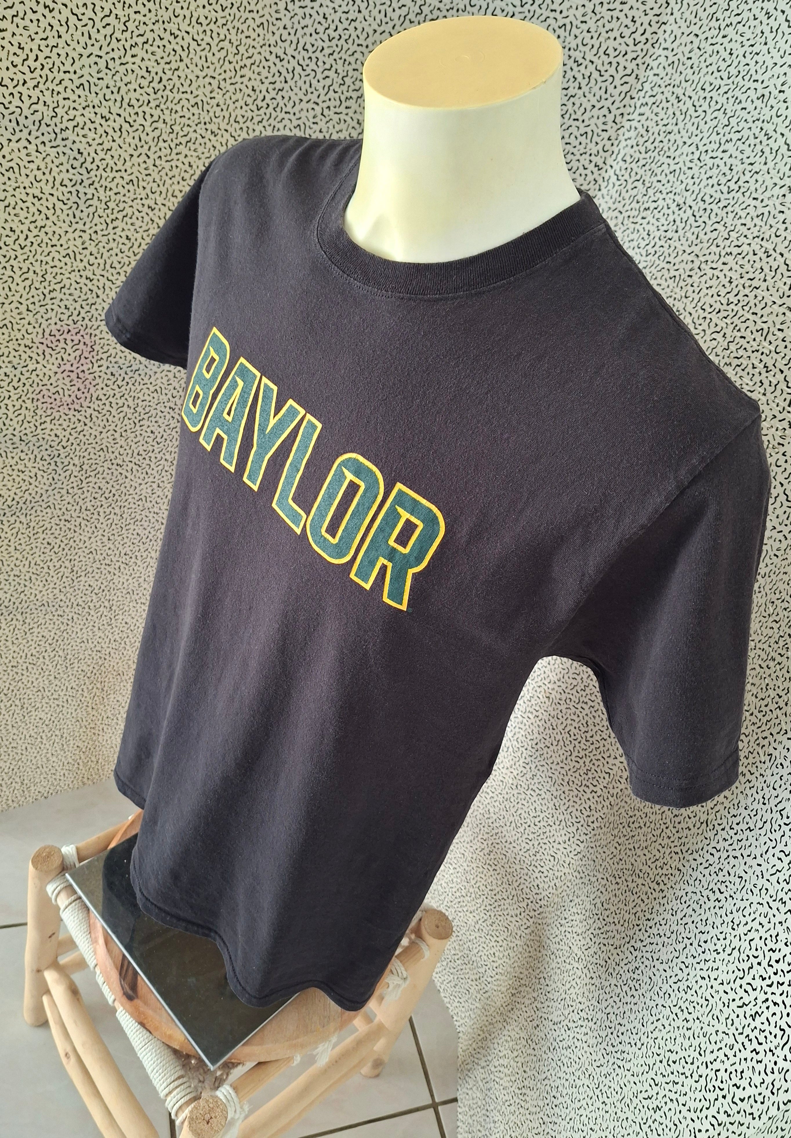 T-shirt Champion Baylor homme M noir college USA universitaire